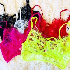 NWOT White Lace Bralette